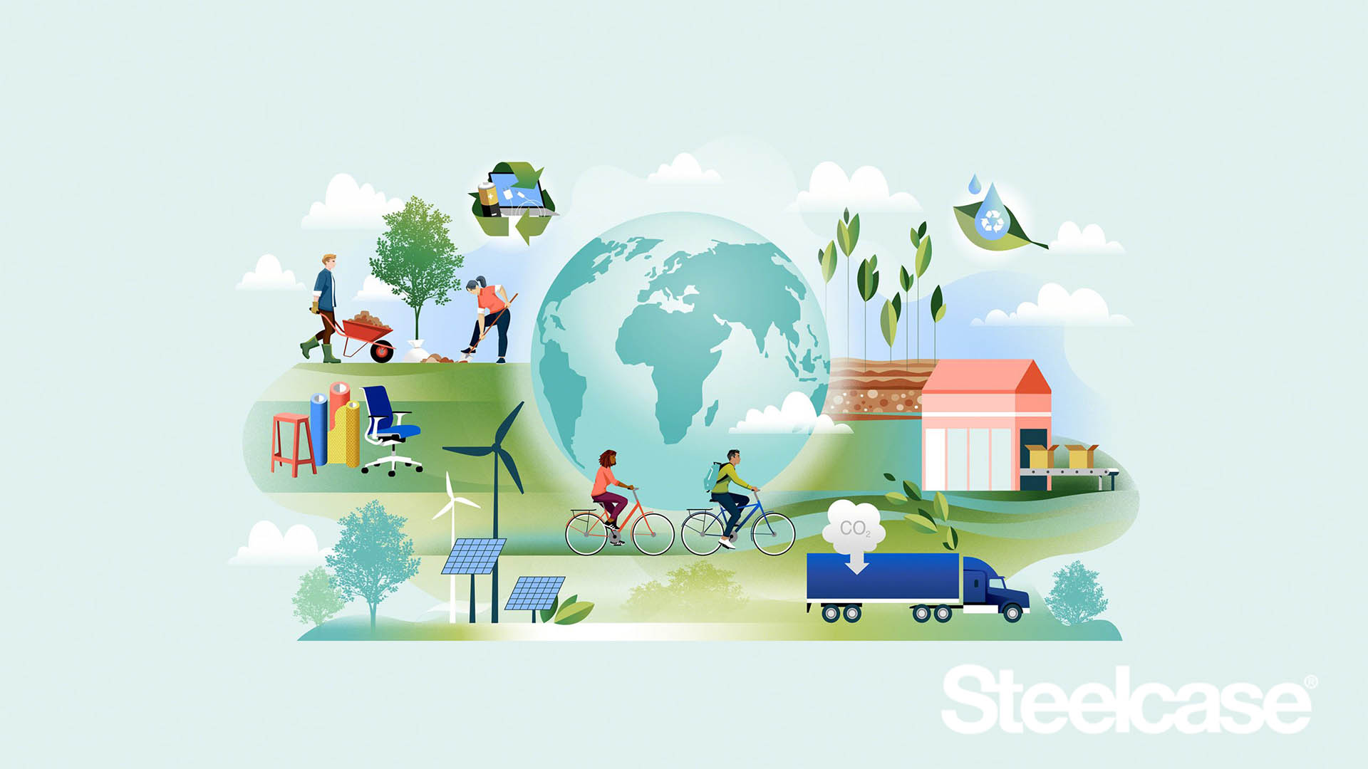 Steelcase earth day
